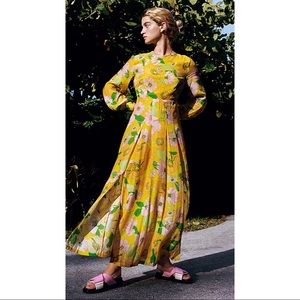 RIXO 60s Floral Emma Dress